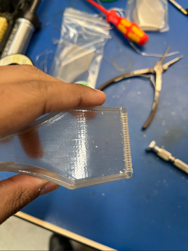 Nozzle after Holes Drilled