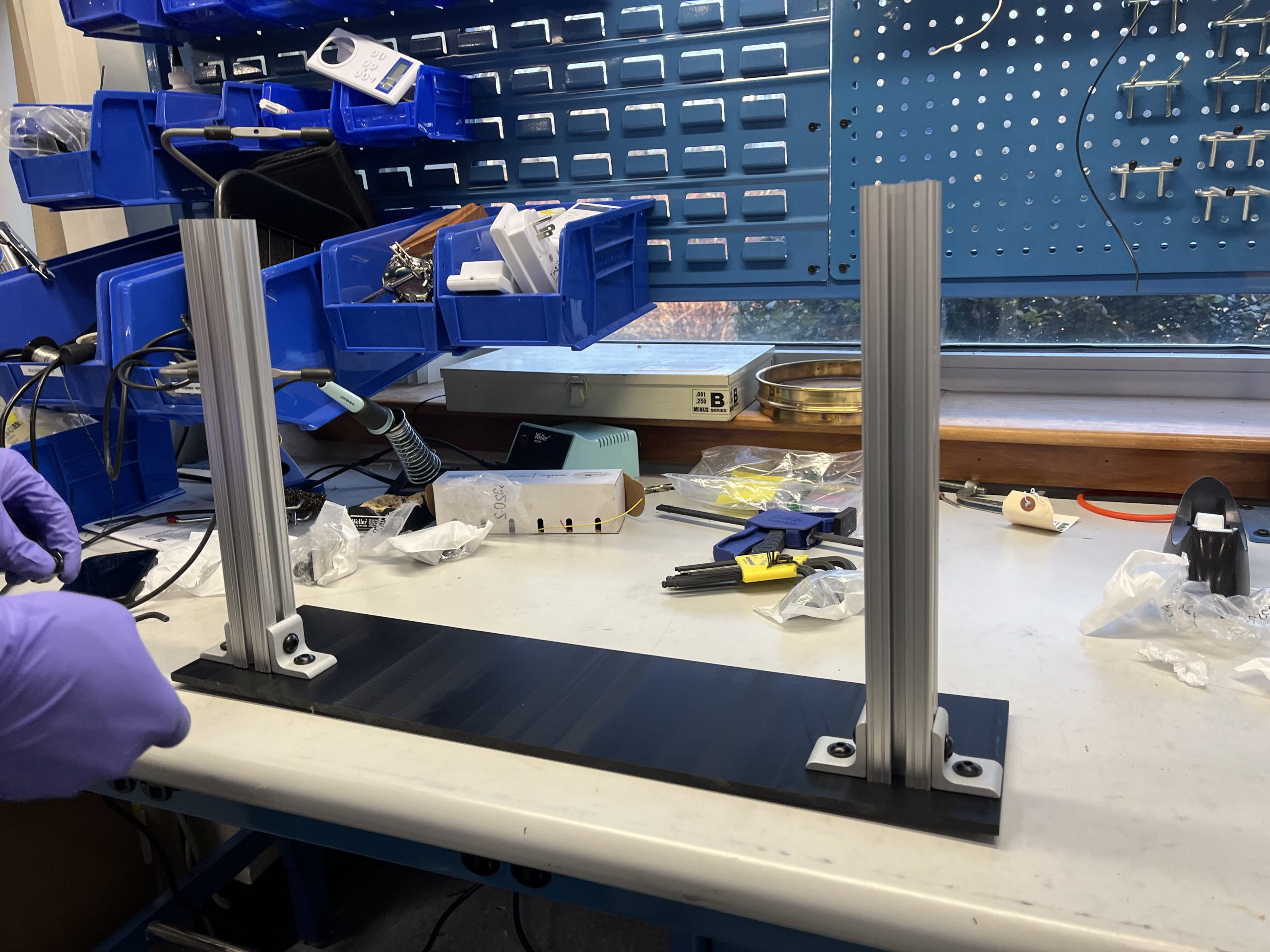 Leaflet Deflector Bottom Brackets Placed