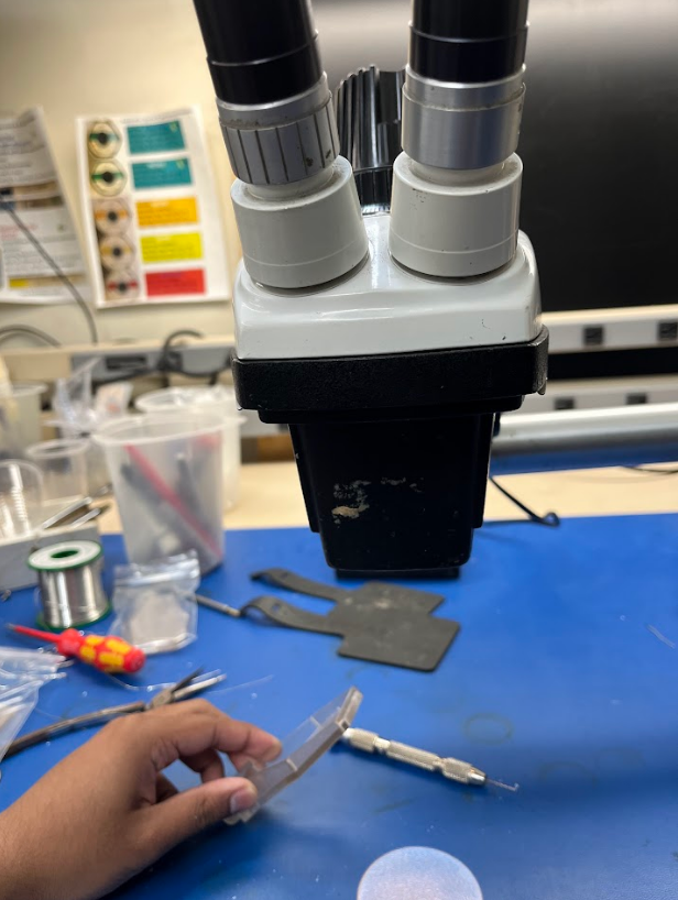 Microscope to help Drill Holes