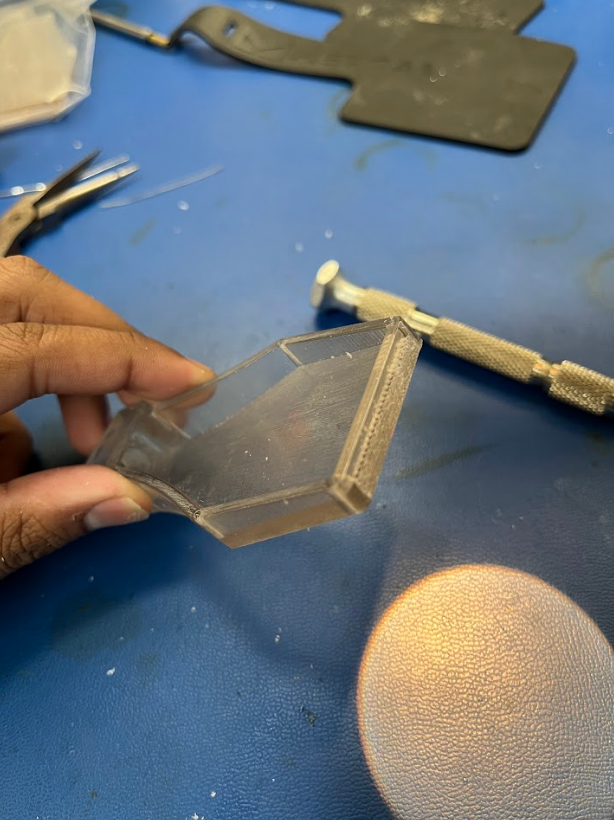 Nozzle before Holes Drilled