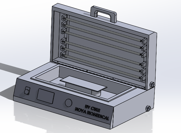 UV Cure Open Lid CAD
