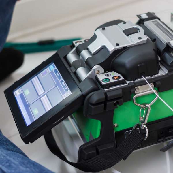 fiber optic cable splice machine