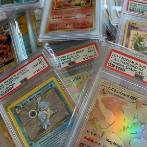 One Random PSA Graded and Authenticated Encased Pokemon Card